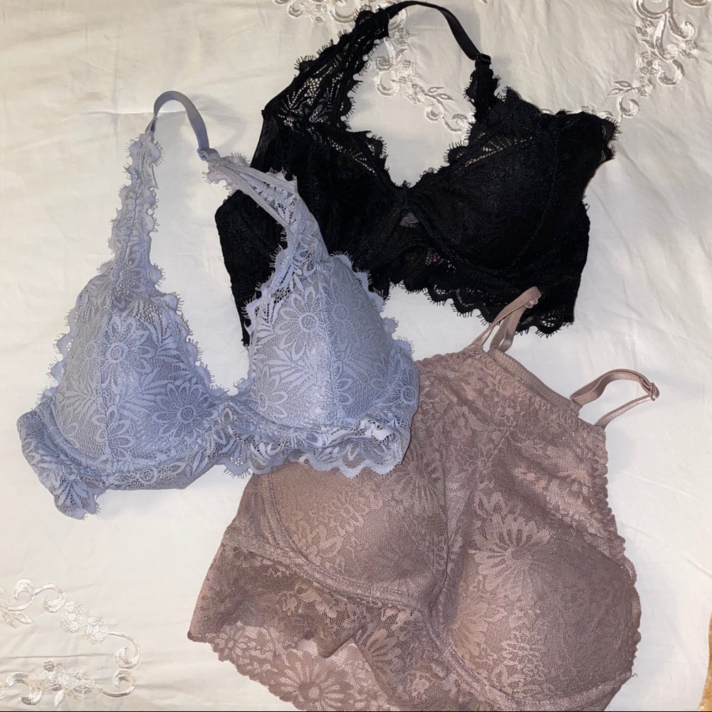 BUNDLE OF PINK BRALETTES